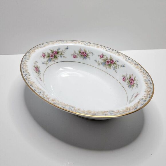 Vintage Noritake 10" Oval Vegetable BowlDiscontinued Somerset Pattern